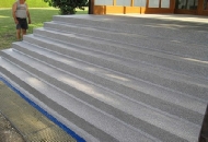 escalier exterieur resine